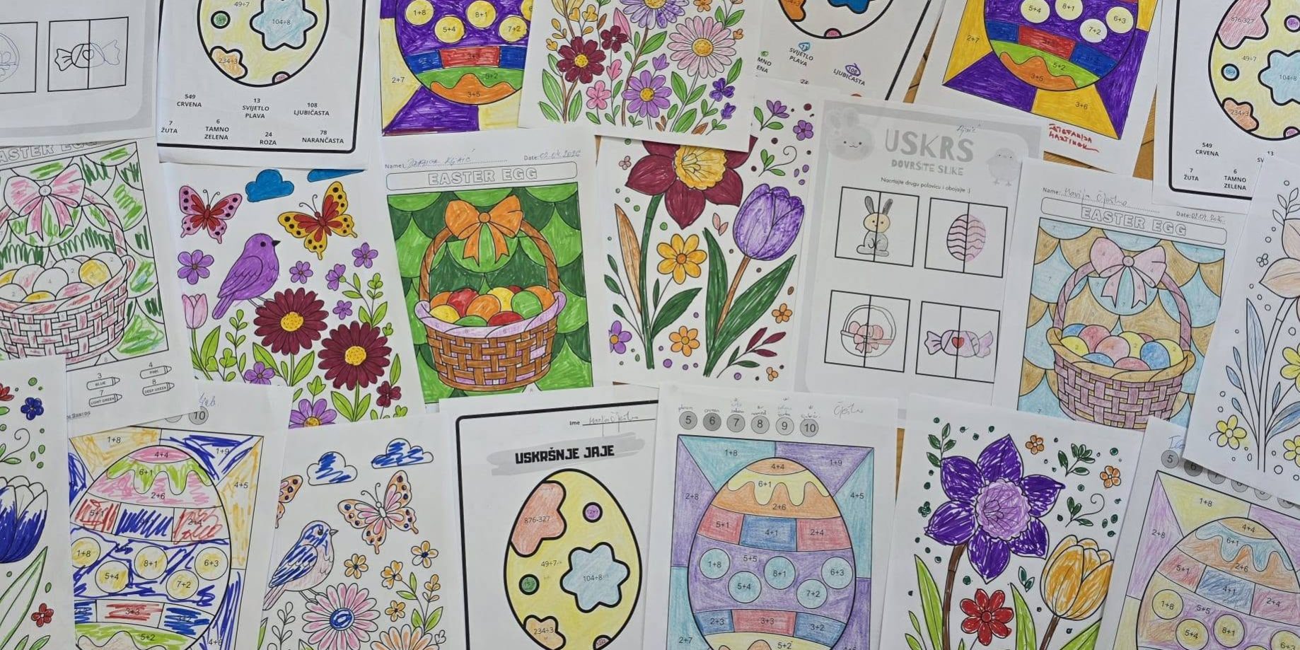 "vježbanje mozga” u uskrsnom stilu