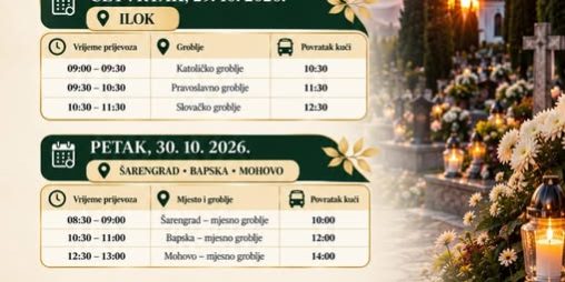 Besplatan prijevoz na groblje